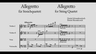Download lagu Dmitri Shostakovich - Adagio and Allegretto for String Quartet (1931) [Score-Video] mp3