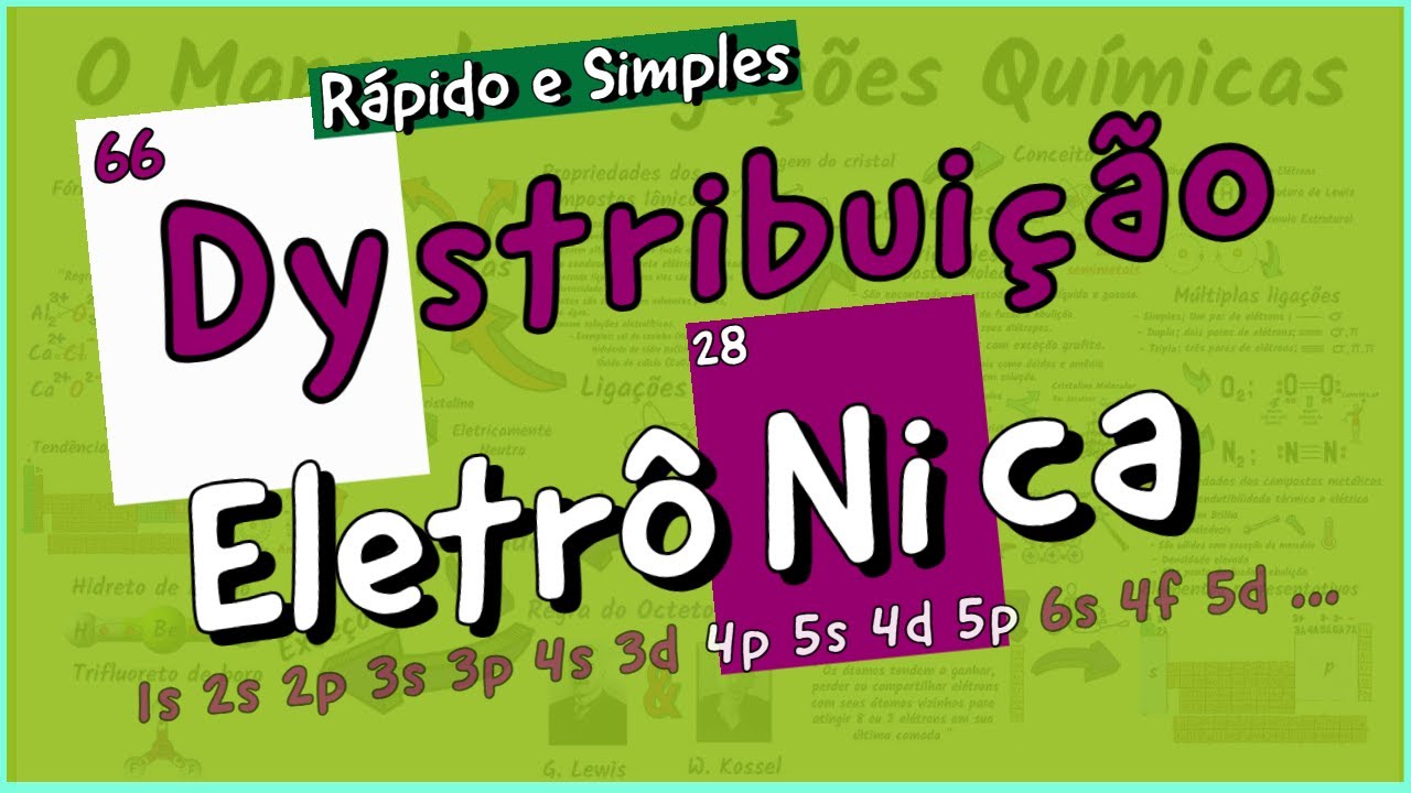 Como Distribuir elétrons em QUALQUER Átomo |Distribuição Eletrônica|