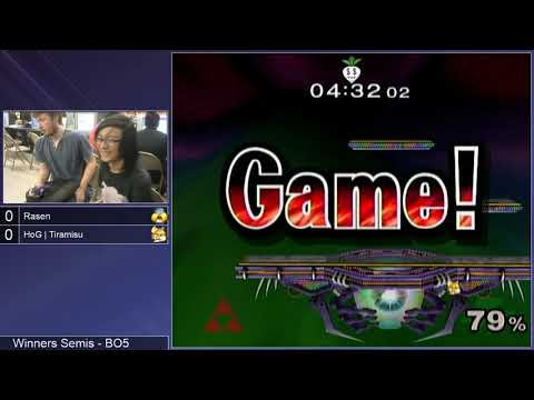 SG 20.5 SSBM - Rasen (Sheik) vs. HoG | Tiramisu (Fox) - Melee WSF