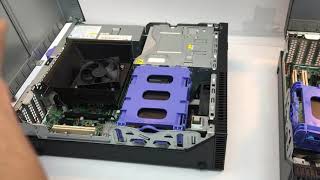 Lenovo Think Center M81 SFF Desktop Computer How to Open Up Case Take Apart eject Remove