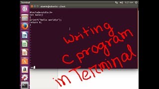 How to write,compile and run c program in Linux Ubuntu Terminal
