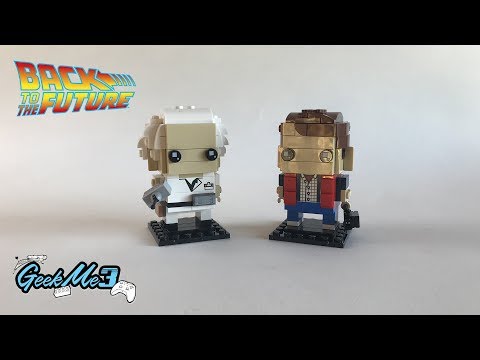 Vidéo LEGO BrickHeadz 41611 : Marty McFly & Doc Brown (Retour vers le Futur)