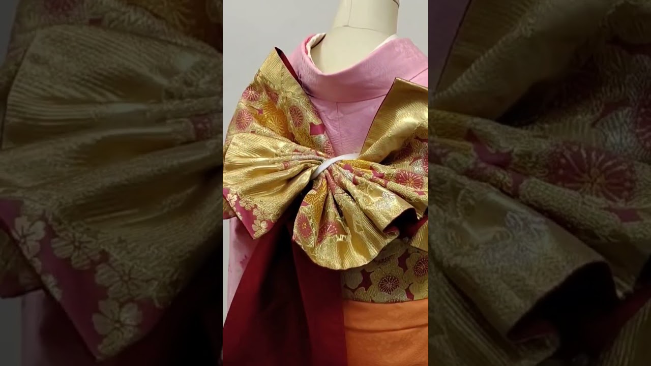 【振袖帯結び】 #着付け #着物 #成人式 #帯結び