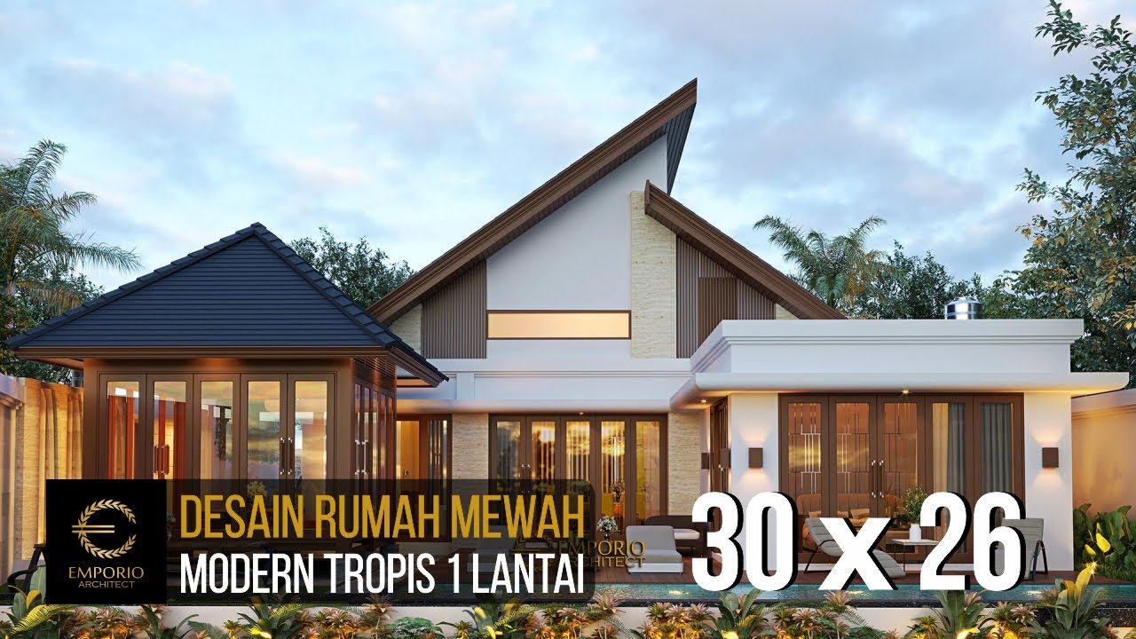 Video 3D Desain Rumah Modern 1 Lantai Ibu Fatima - Dili, Timor Leste