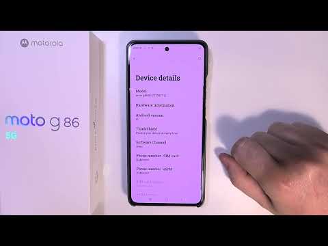 Motorola Moto G86 5G - How to Find IMEI Number