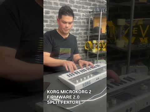 Korg MicroKorg 2 - Firmware 2.0 - Split Feature
