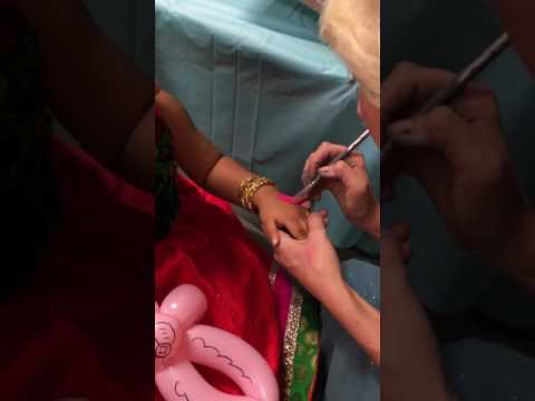 Manvi(chocolate) Hand painting