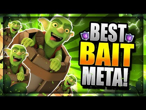 THIS UNDEFEATED NEW BAIT DECK is OP!! New Bait Meta! Clash Royale Best Goblin Barrel Deck
