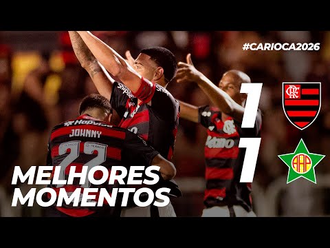FLAMENGO 1 X 1 PORTUGUESA | MELHORES MOMENTOS | CAMPEONATO CARIOCA (11/01/26)