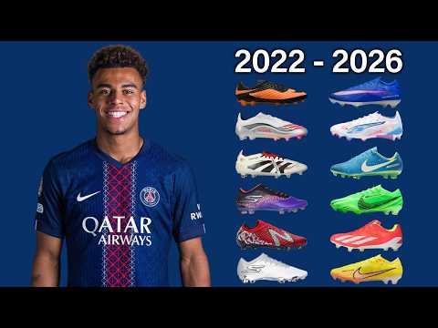 DESIRE DOUE - Evolution of All Football Boots 2023-2026