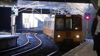 preview picture of video 'Tyne and Wear Metro - Metrocars 4003 and 4001 enter Heworth'