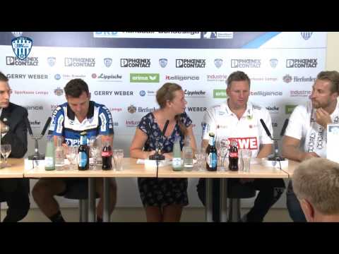 22.08.2015 TBV Lemgo gg. Rhein-Neckar Löwen - Pressekonferenz