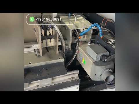 Automatic Aluminium Hinges Making Machine for hole drilling countersinking and cutting