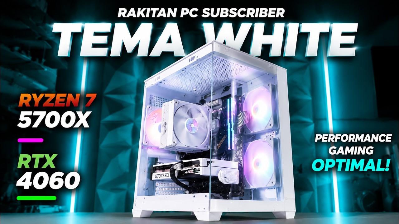 Pesanan Subscriber - PC Gaming Putih  — Worth It di Tengah Harga Komponen Gila-Gilaan!