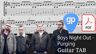Boys Night Out - Purging Guitar Tabs [TABS]