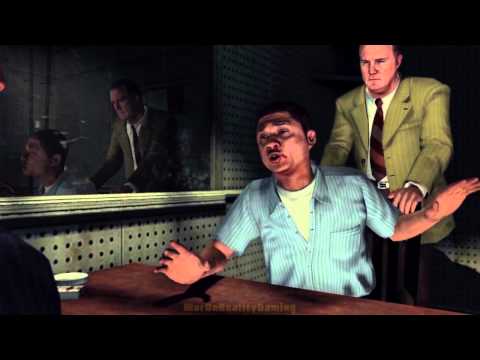 L.A. Noire 100% Walkthrough Part 46: The Silk Staking Murder - Central Police Station Revisit HD