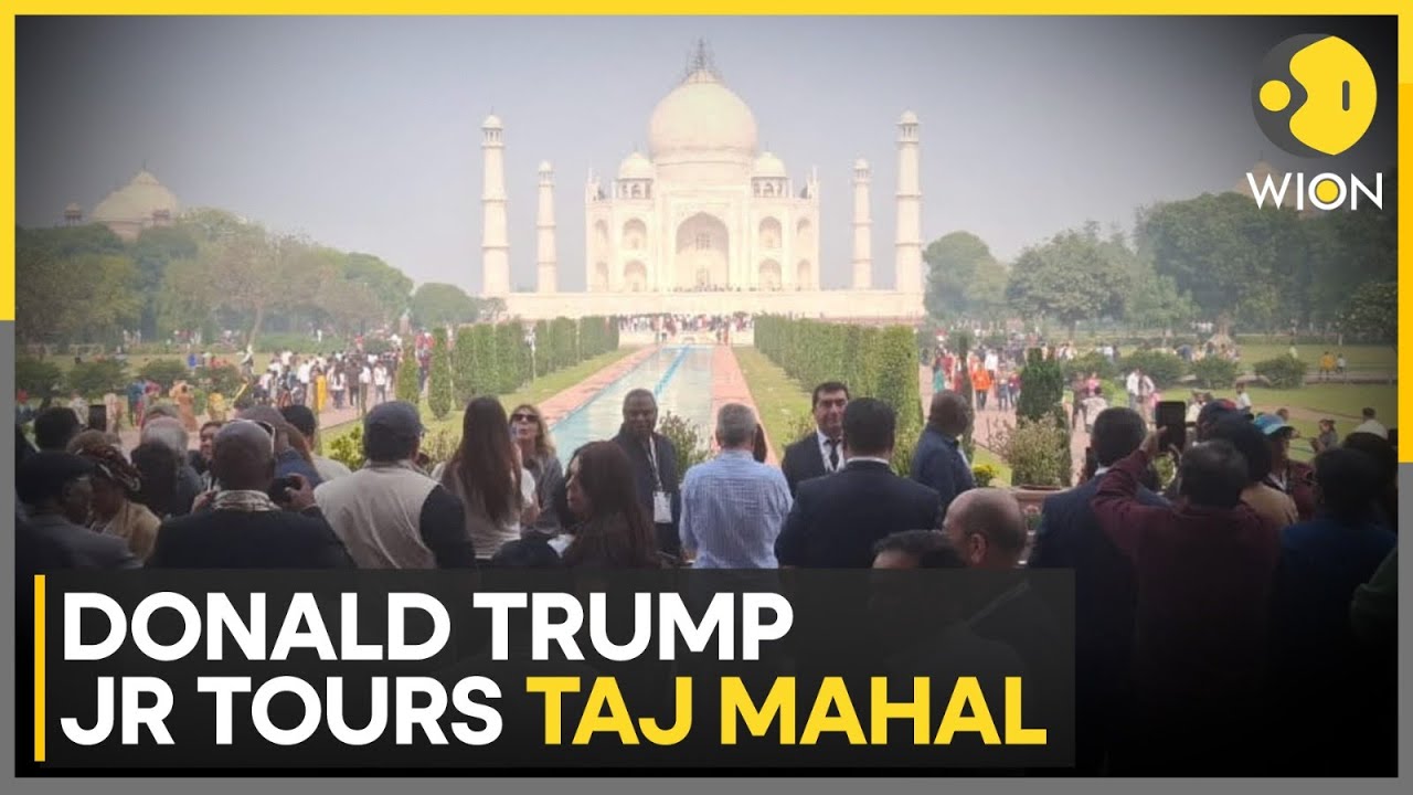 Trump Jr. And His Wife Relish Majestic Taj Mahal | WION