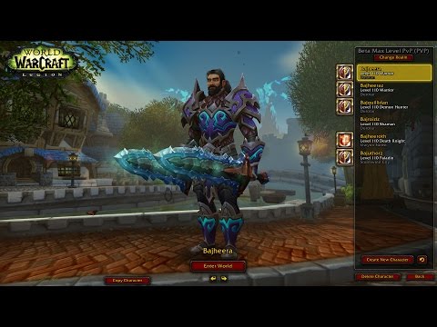 WoW: Legion (Alpha) - Level 110 Fury Warrior 2v2 Arena - Legion Warrior PvP