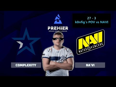 k0nfig 27-3 Complexity vs NaVi - BLAST Premier Highlights | CSGO