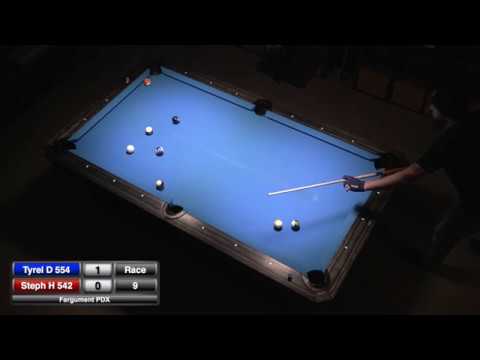 Stephanie Hefner vs Tyrel Datwyler (8-Ball, Race to 9)