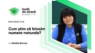 "Cum știm să folosim numere naturale?"