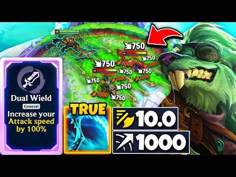 Twitch, but I have 10.0 Attack Speed and 1000 Range (THIS IS BROKEN)