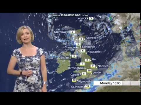 Sarah Keith-Lucas BBC Weather December 15th 2019 - 60 FPS