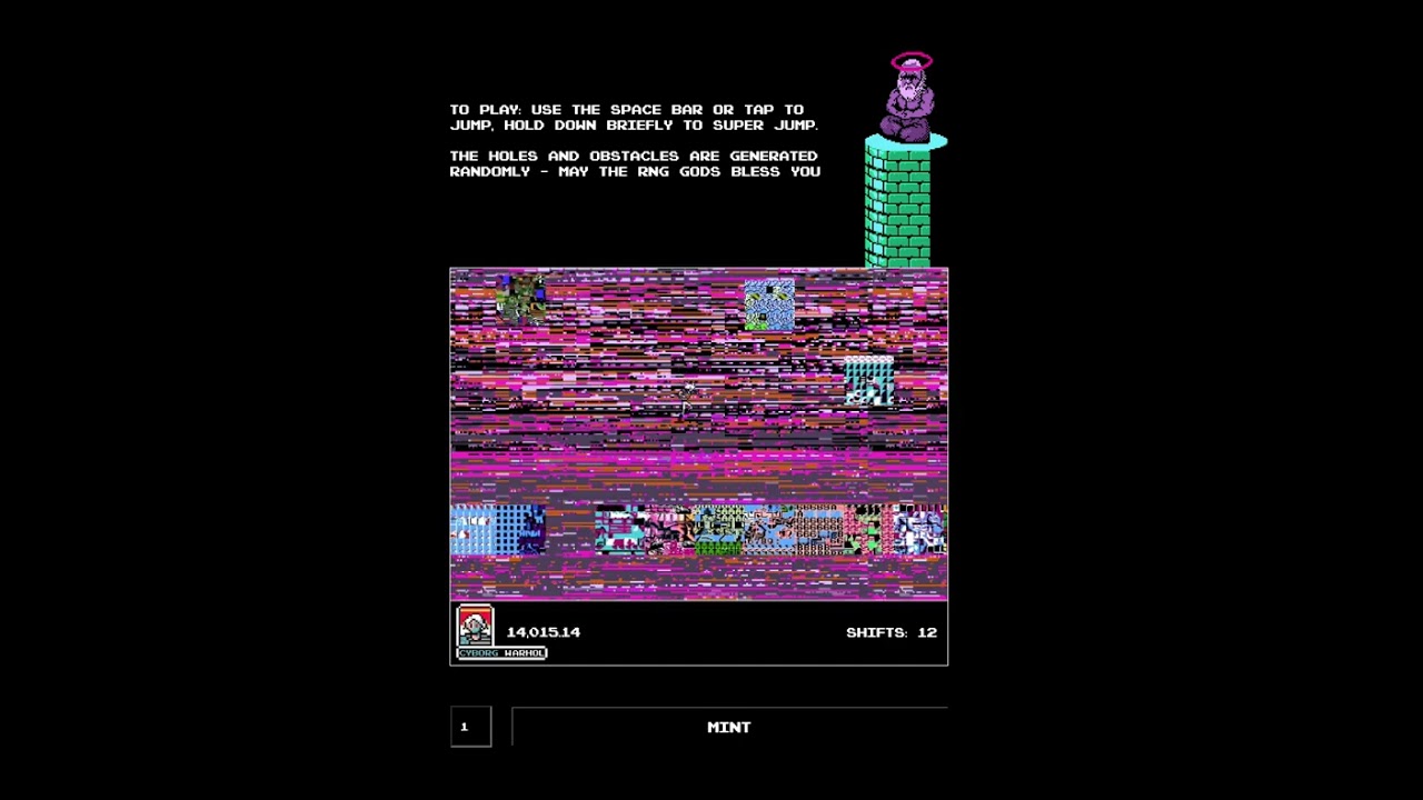 Retro sonic palettes and modern form, chiptune meets dubstep in the NES glitch art game Lost Levels, music by DUSKOsound