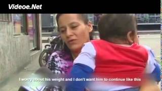 Colombia&#39;s fattest baby weighs over THREE STONE