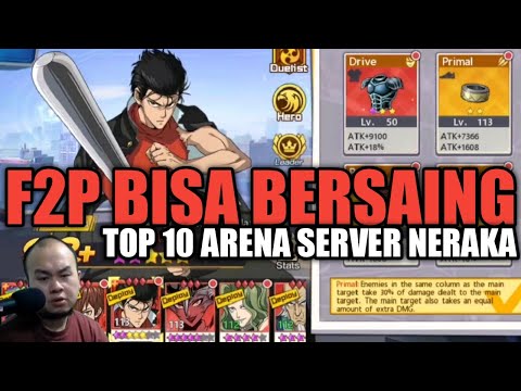 F2P SERVER NERAKA!!! TOP 10 BOS!! - ONE PUNCH MAN : The Strongest