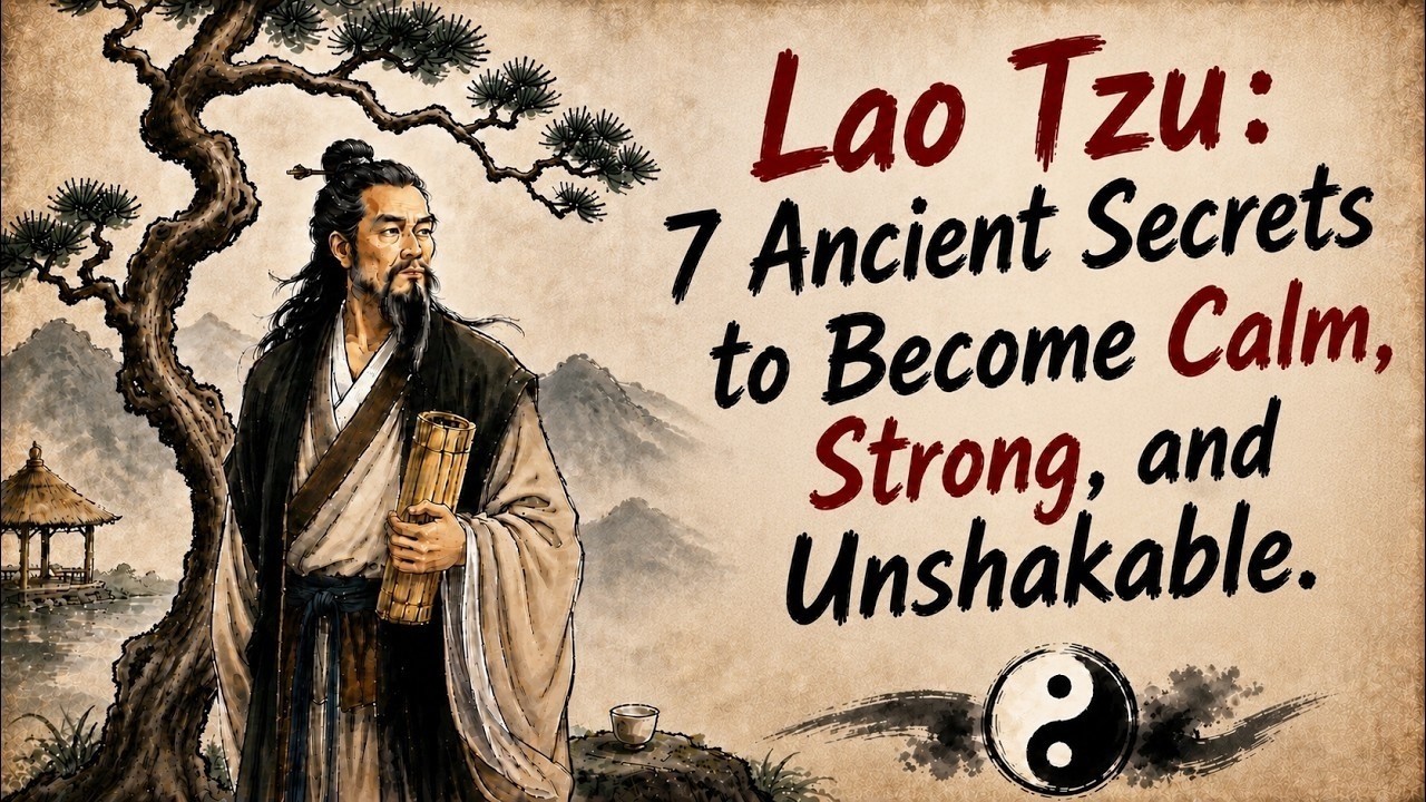 Lao Tzu  7 Ancient Secrets to Become Calm, Strong, and Unshakable