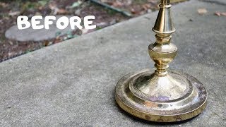 BEFORE and AFTER: Ugly Lamp Makeover From the Thrift Store