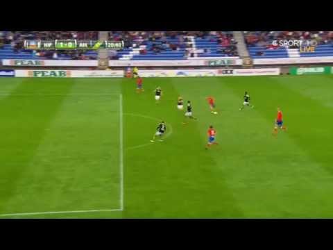 Jordan Larsson (Henrik Larsson's son) scored a stunning goal against AIK *VINE EDITION*