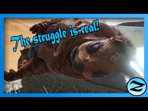 THE STRUGGLE IS REAL!! GASBAG TAMING! | ARK: Extinction | DLC gameplay E8