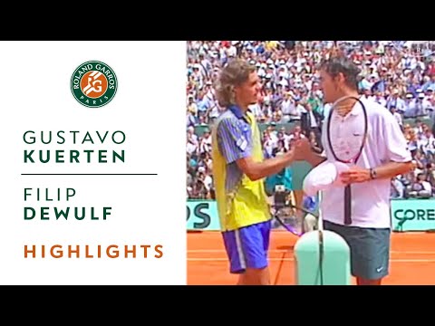 Gustavo Kuerten v Filip Dewulf Highlights - Men's Semifinal I Roland-Garros 1997