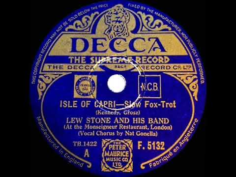 1934 Lew Stone - Isle Of Capri (Nat Gonella, vocal)