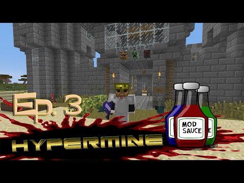Hypermine ModSauce Ep.3 Archimedes and Ore Processing!