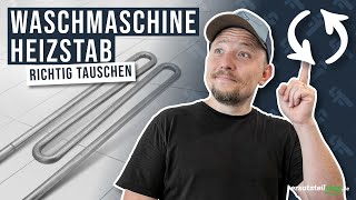 Waschmaschine Heizstab bzw. Heizung tauschen - so geht es!