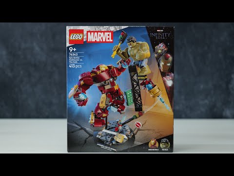 LEGO Marvel Super Heroes 76343 Epic Battle : Hulkbuster vs. The Hulk - LEGO Speed Build Review