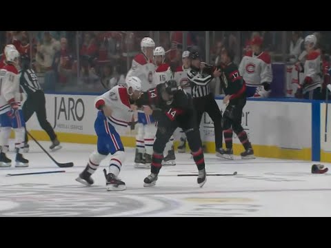 🩸Multiple Fights Erupt🩸 2nd Period, Canadiens @ Senators
