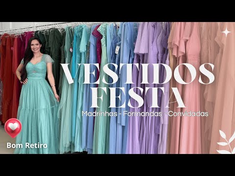 PARTY DRESSES for Bridesmaids - Graduates and More - Bom Retiro - Wholesale and Retail #partydress