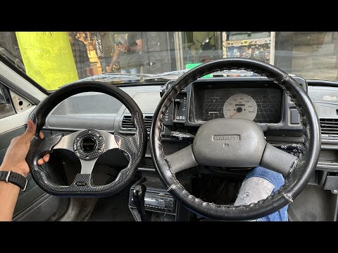 Modified Maruti Suzuki 800 | Momo Steering Wheel | Carbon fibre Steering wheel | Modified 800