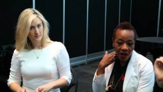 Blindspot's Ashley Johnson (May) and Marianne Jean Baptiste (Patterson) Interview! video