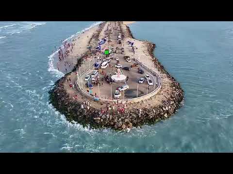 Dhanushkodi - The nearest land border of Sri Lanka.#travel#nature #photography #river