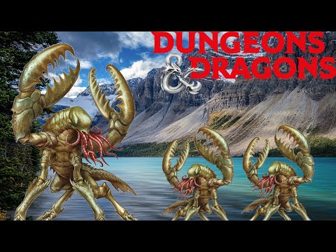 Chuuls—the aboleth-serving aberrations that maintain an extinct empire (D&D Compendium of Monsters)