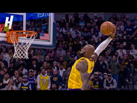 LeBron TURNS BACK THE CLOCK With a HUGE CLUTCH Dunk vs Nuggets 😳🔥