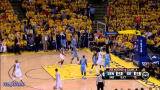 Stephen Curry 31pts-7ast vs Nuggets 2013 Playoffs Rd1 Gm4 - 22pts in the 3Qtr