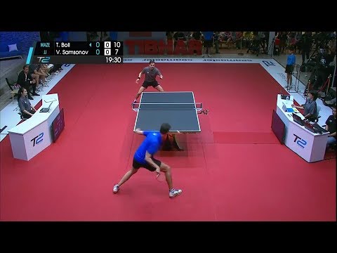 Timo Boll vs Vladimir Samsonov - T2 APAC League 2017 - Round 1