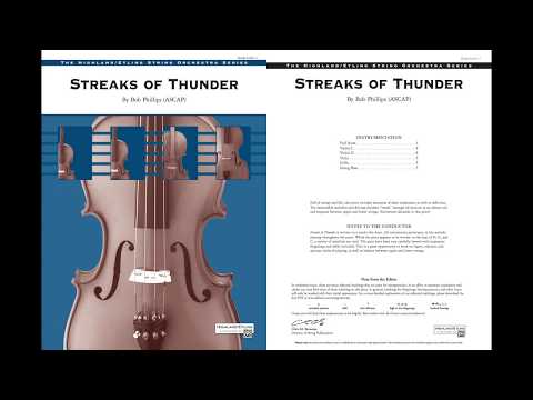 Streaks of Thunder, by Bob Phillips – Score & Sound