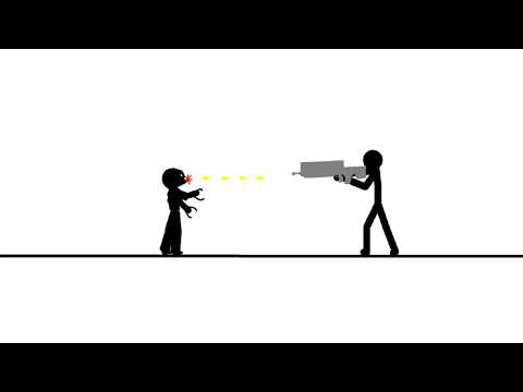 Zombie hunter - Stickman animation ! + SOUND EFFECTS !